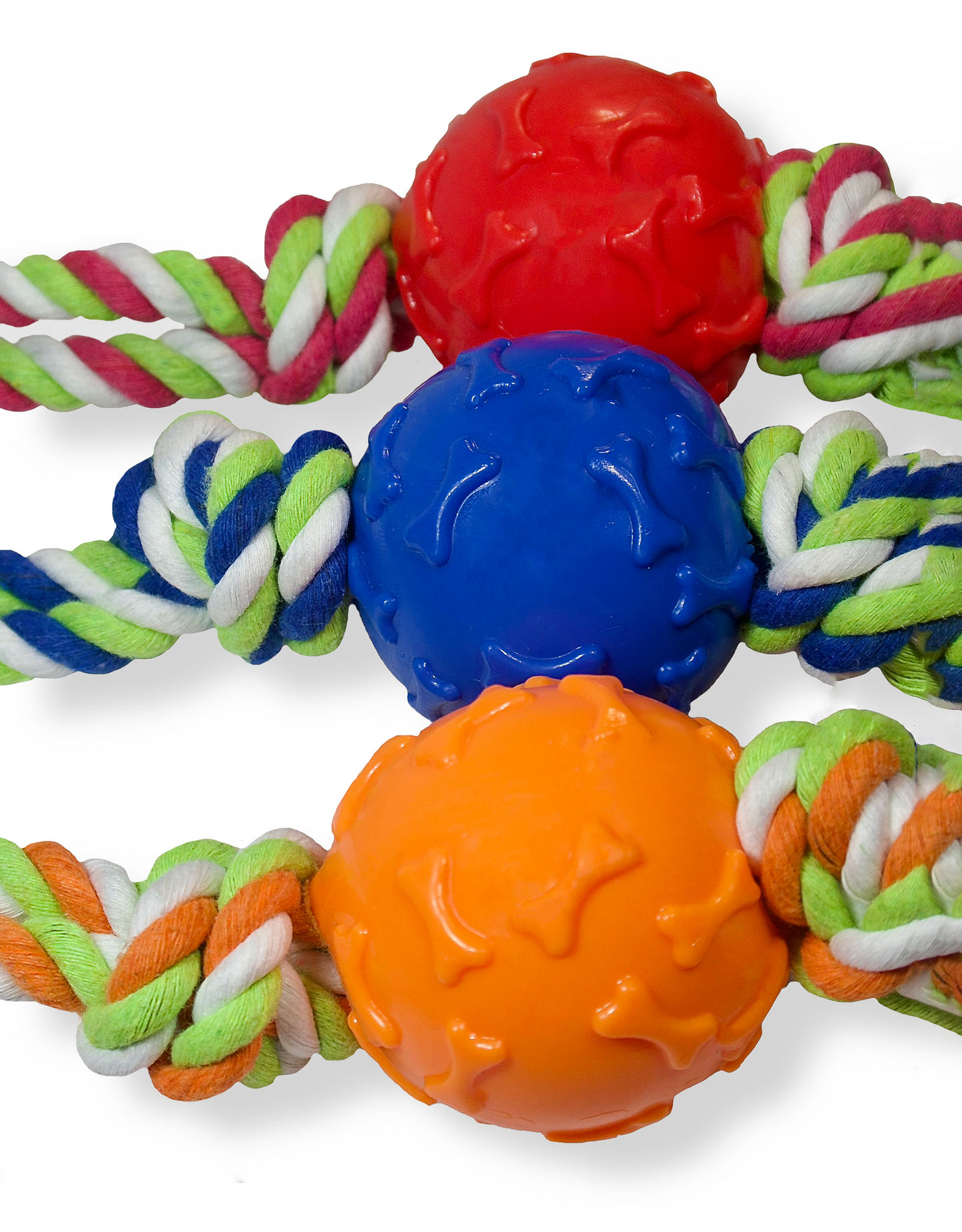 Rope Toy With Ball For Small Medium Dog