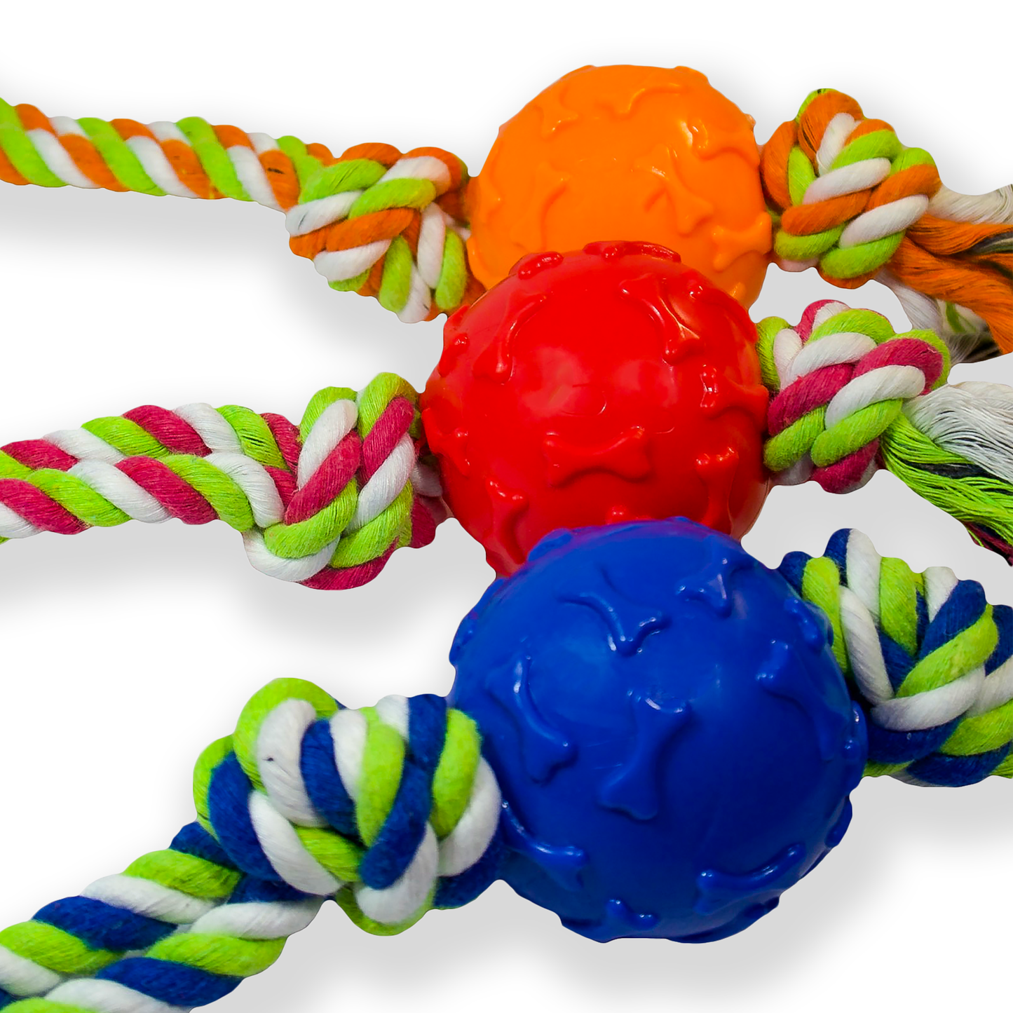 Rope Toy With Ball For Small Medium Dog